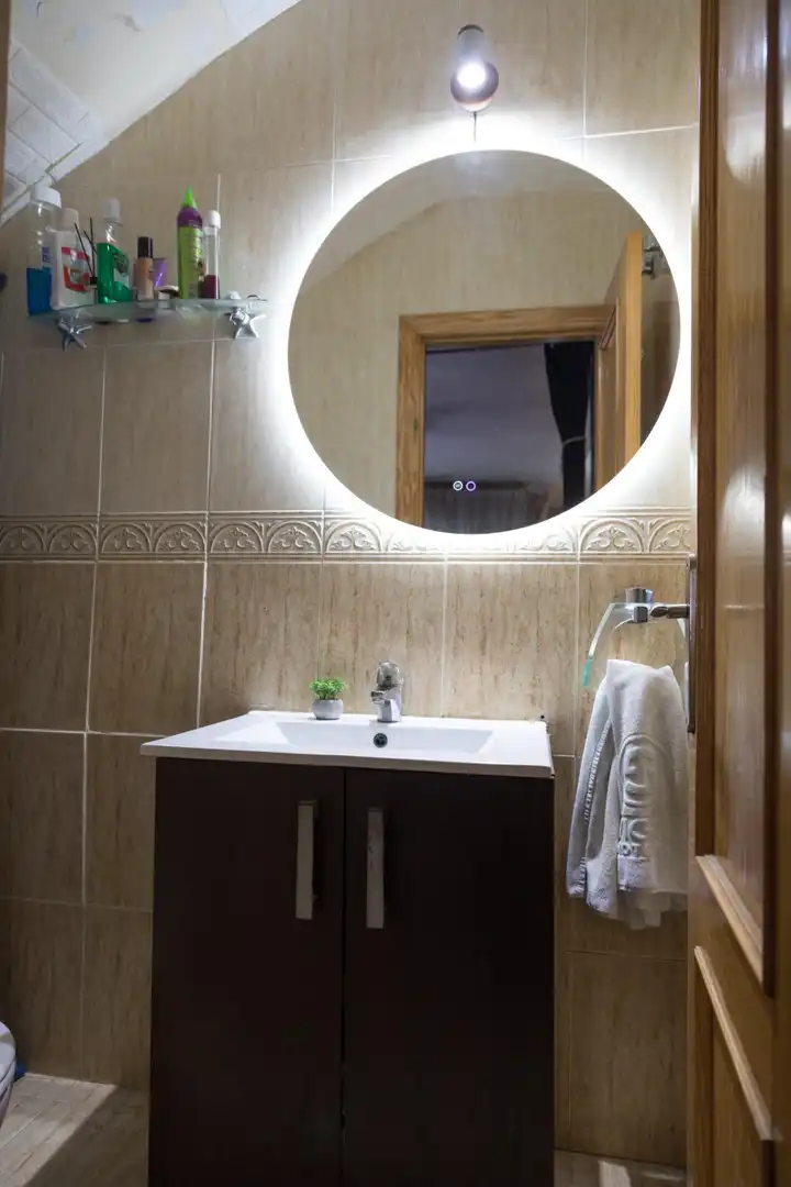 Baño de Casa adosada en venta en San Vicente del Raspeig / Sant Vicent del Raspeig con Jardín privado, Terraza y Piscina