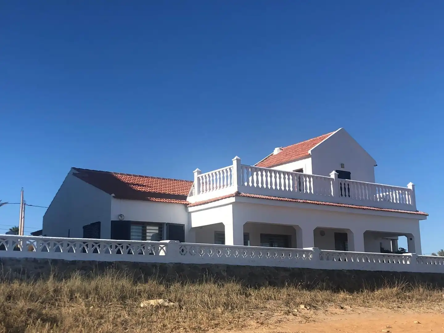 Vista exterior de Casa o chalet en venta en Cartagena con Aire acondicionado, Terraza y Amueblado