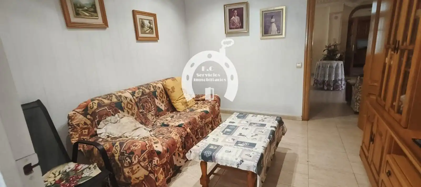 Sala d'estar de Casa o xalet en venda en Elche / Elx amb Aire condicionat, Terrassa i Traster