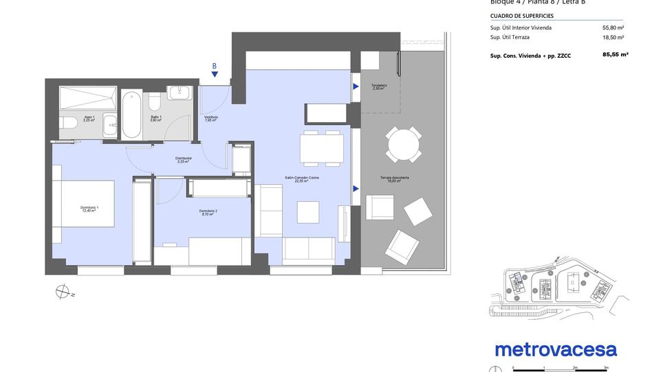 Photo 1 from new construction home in Flat for sale in Andikollano, 54, Lutxana - Llano, Bizkaia
