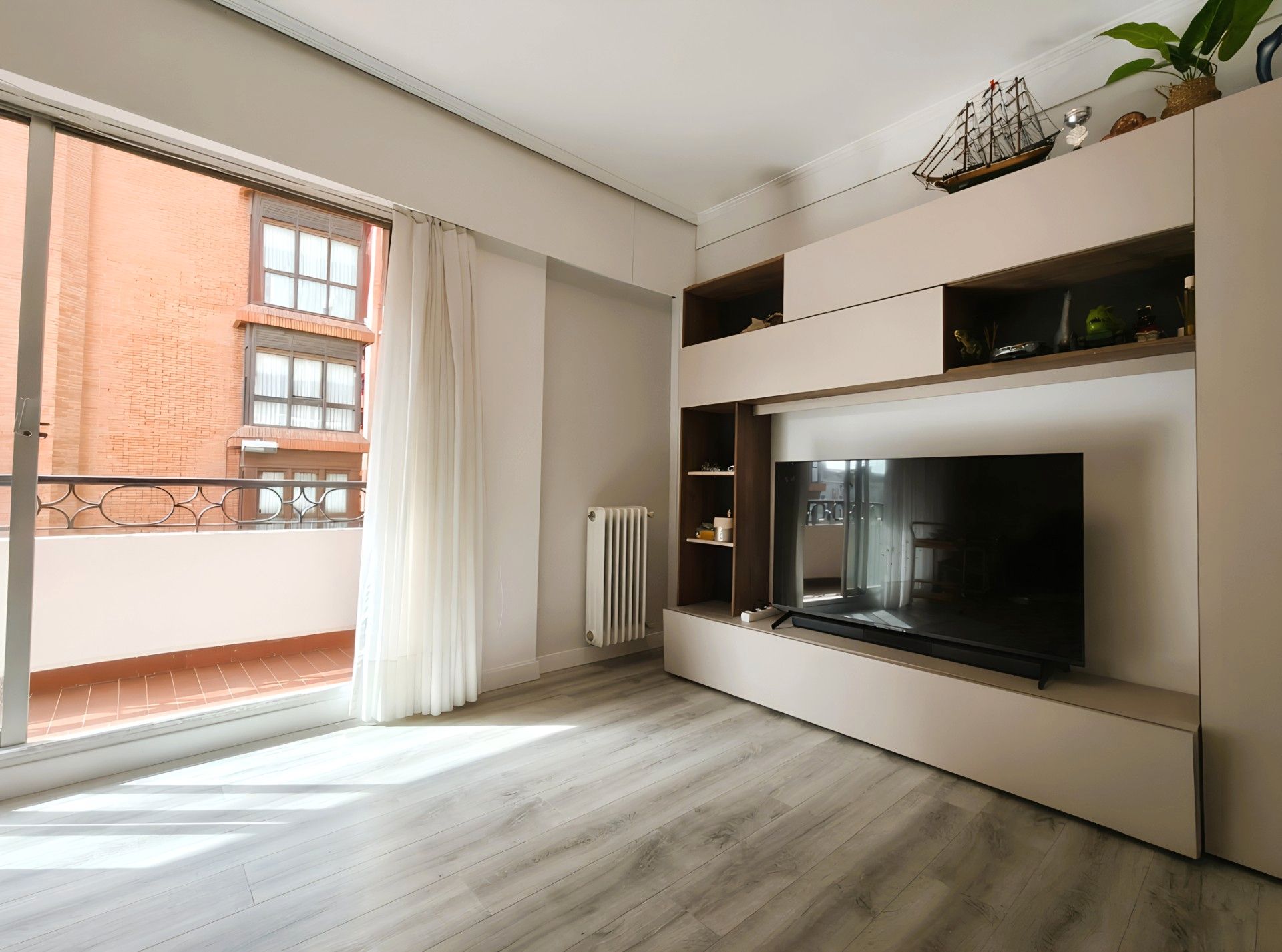 Living room of Flat for sale in Getxo   with Heating, Parquet flooring and Terrace