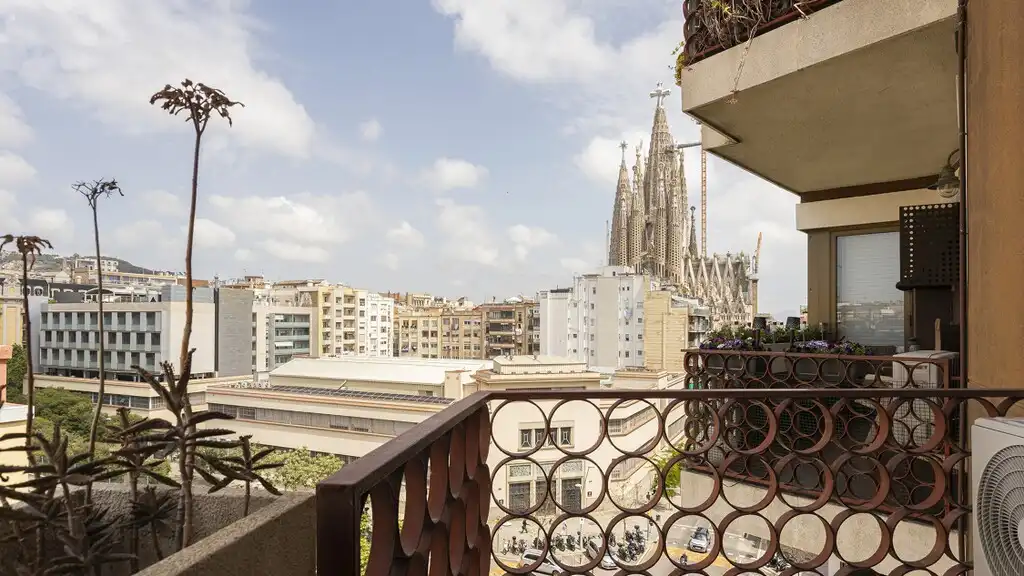 Terrasse von Wohnungen zum Verkauf in Barcelona mit Klimaanlage, Heizung und Parkett