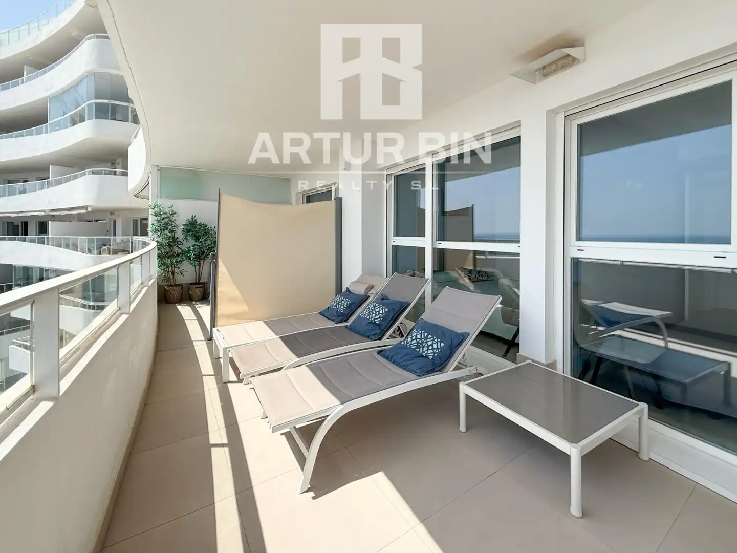 Terrace of Flat for rent in Canet d'En Berenguer  with Air Conditioner, Heating and Terrace
