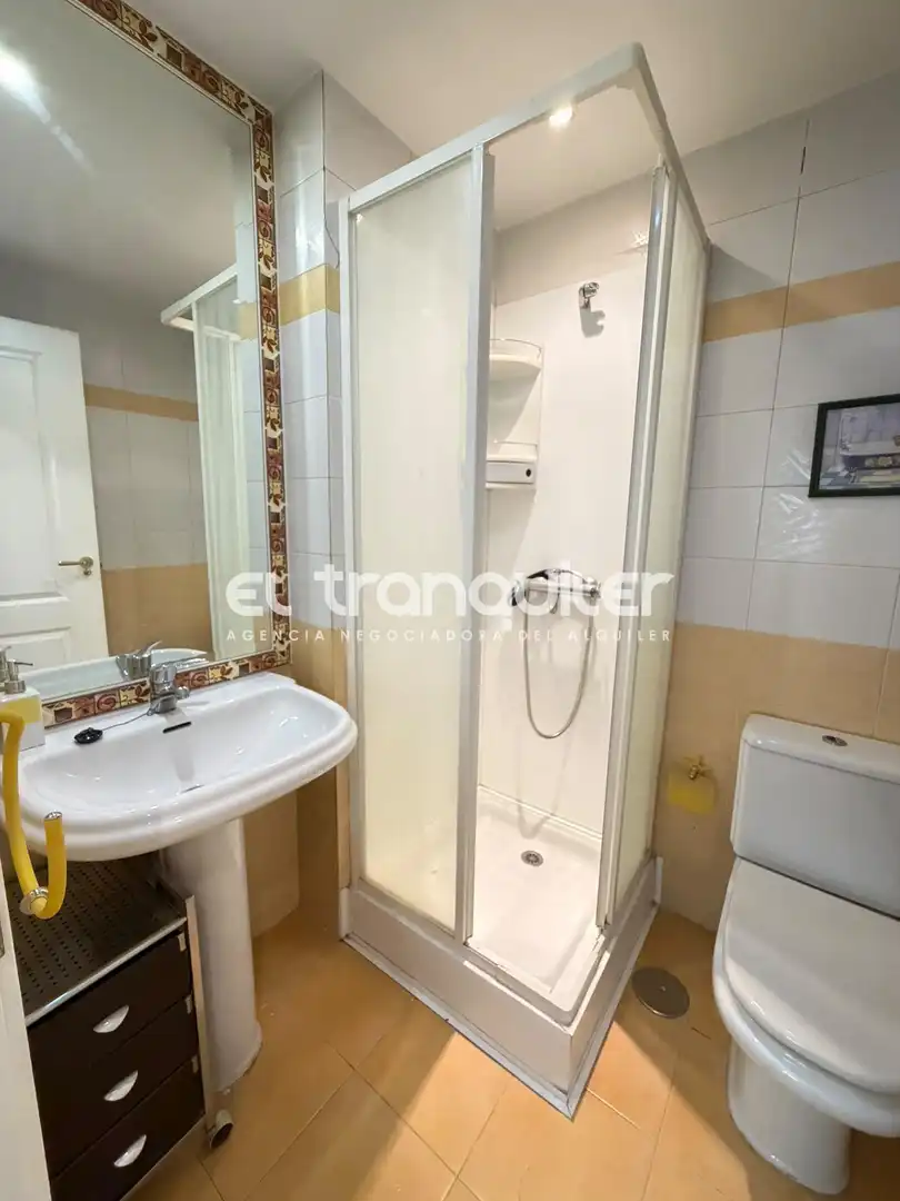 Badezimmer von Wohnung zur Miete in Alcobendas mit Parkett, Abstellraum und Schwimmbad