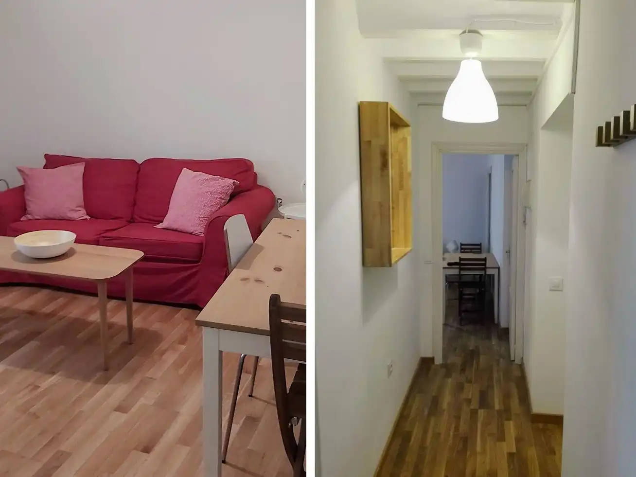 Sala d'estar de Pis de lloguer en Cádiz amb Parquet, Moblat i Forn
