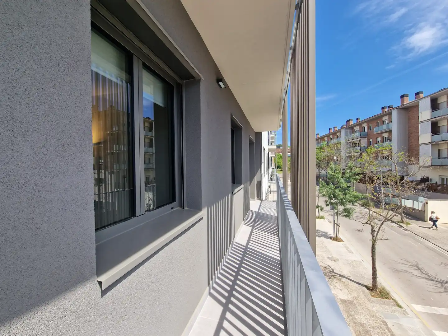 Vista exterior de Piso de alquiler en Girona con Aire acondicionado, Calefacción y Trastero