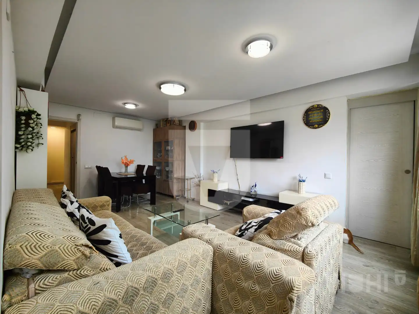 Living room of Flat for sale in Barcelona  with Air Conditioner, Heating and Parquet flooring