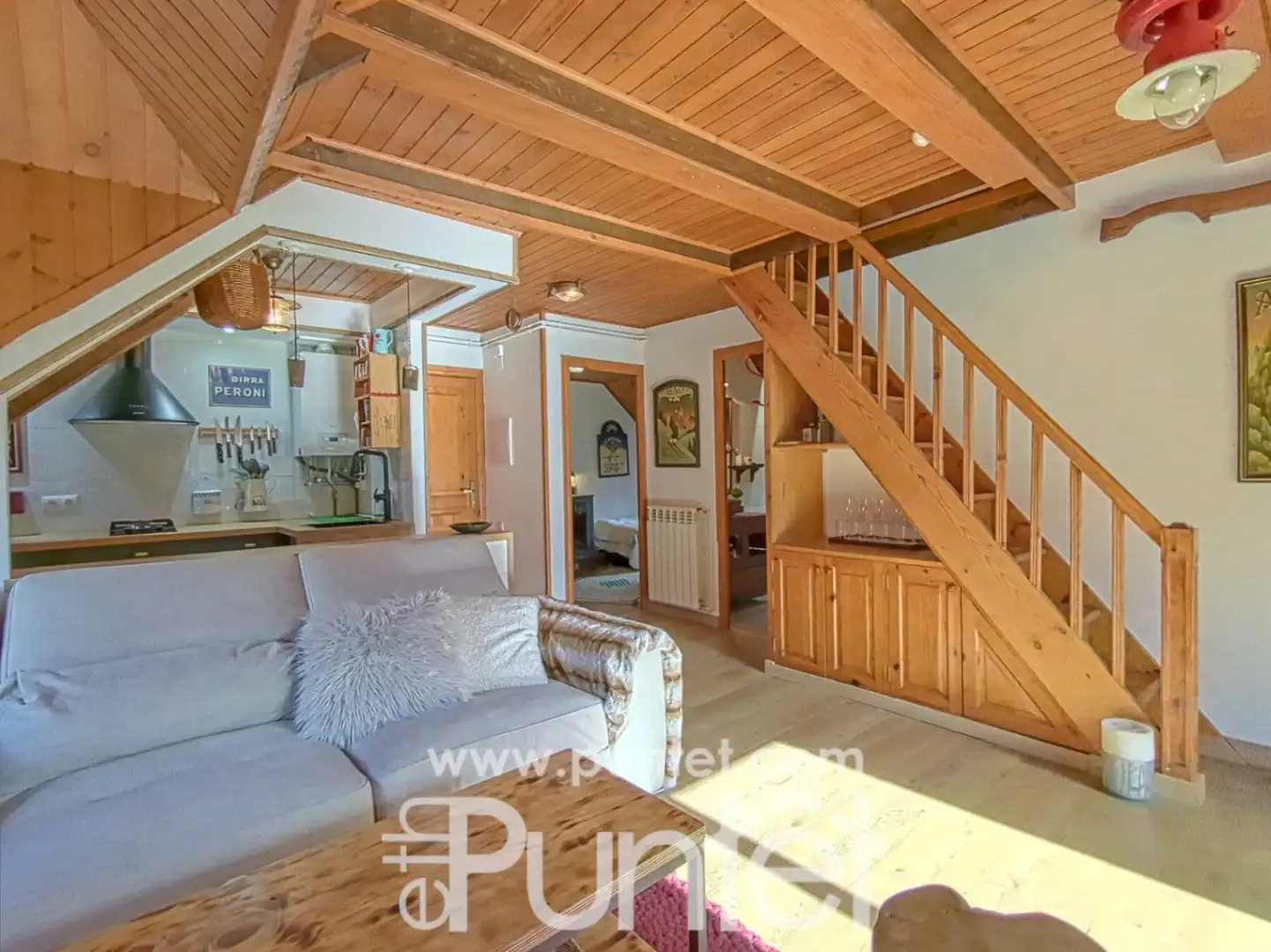 Sala de estar de Dúplex en venta en Vielha e Mijaran con Calefacción, Terraza y Balcón