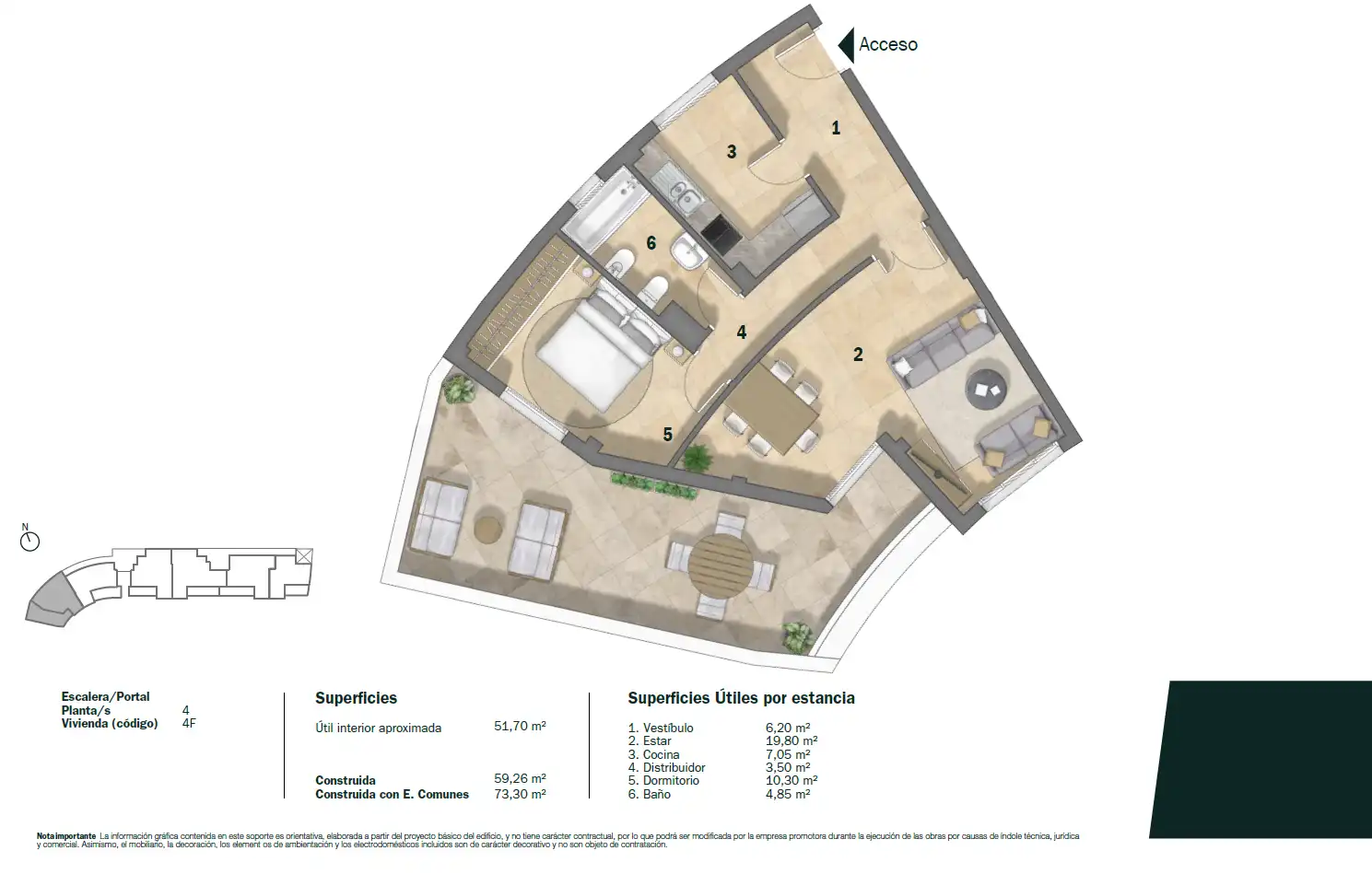 Appartement à vendre à C/ Termas, esq. C/ Eras