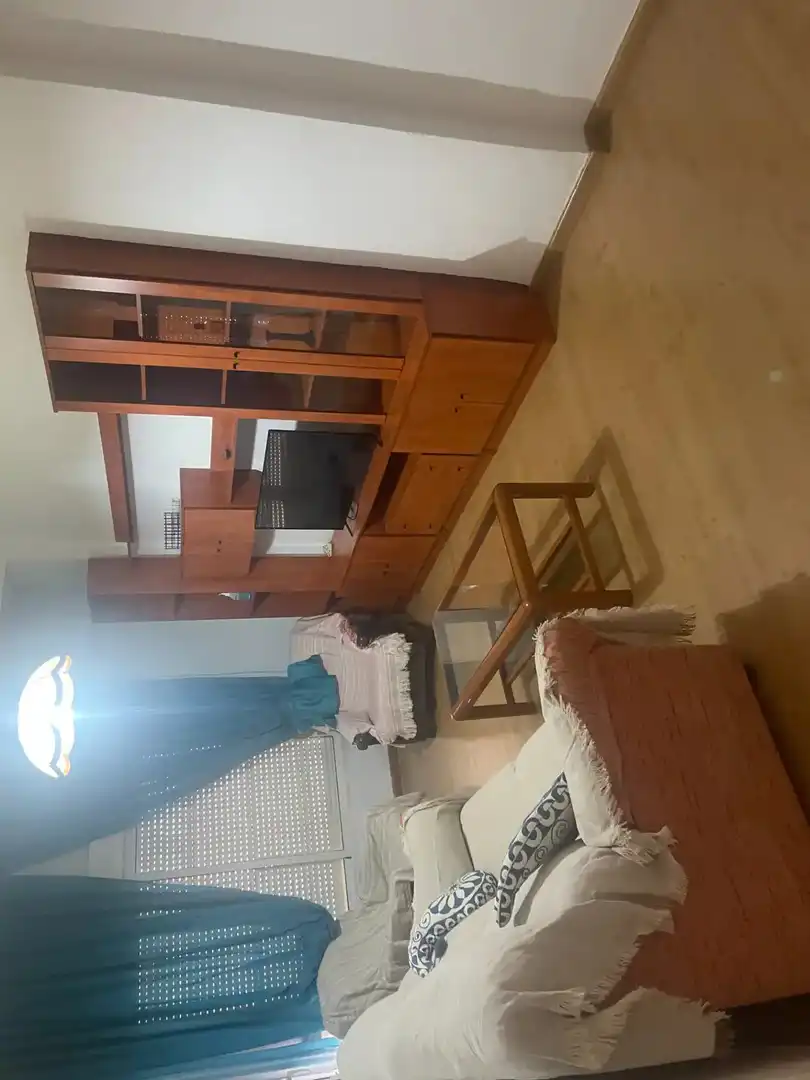 Sala d'estar de Pis de lloguer en Murcia amb Aire condicionat, Parquet i Moblat