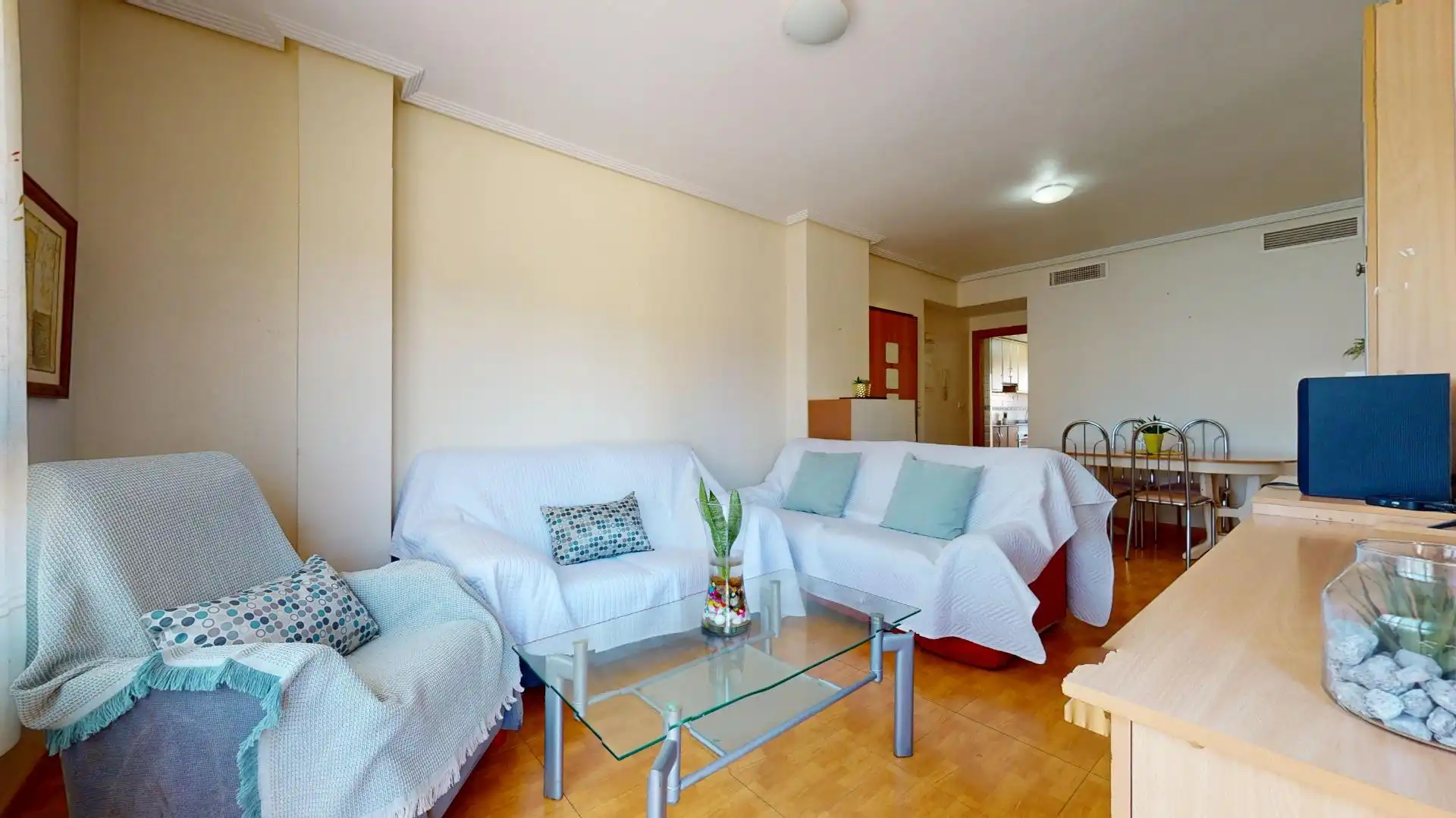 Sala d'estar de Apartament en venda en Los Alcázares amb Aire condicionat, Calefacció i Terrassa