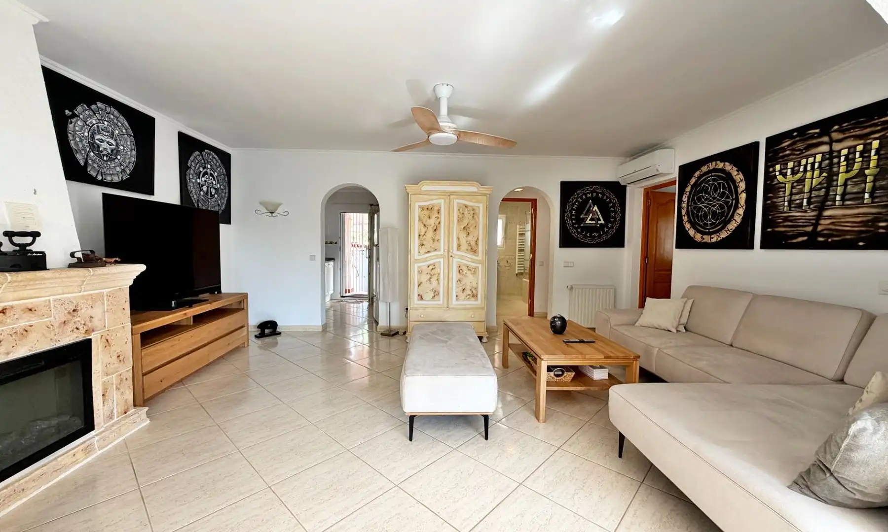 Living room of Houses for sale in Dénia  with Air Conditioner, Heating and Private garden
