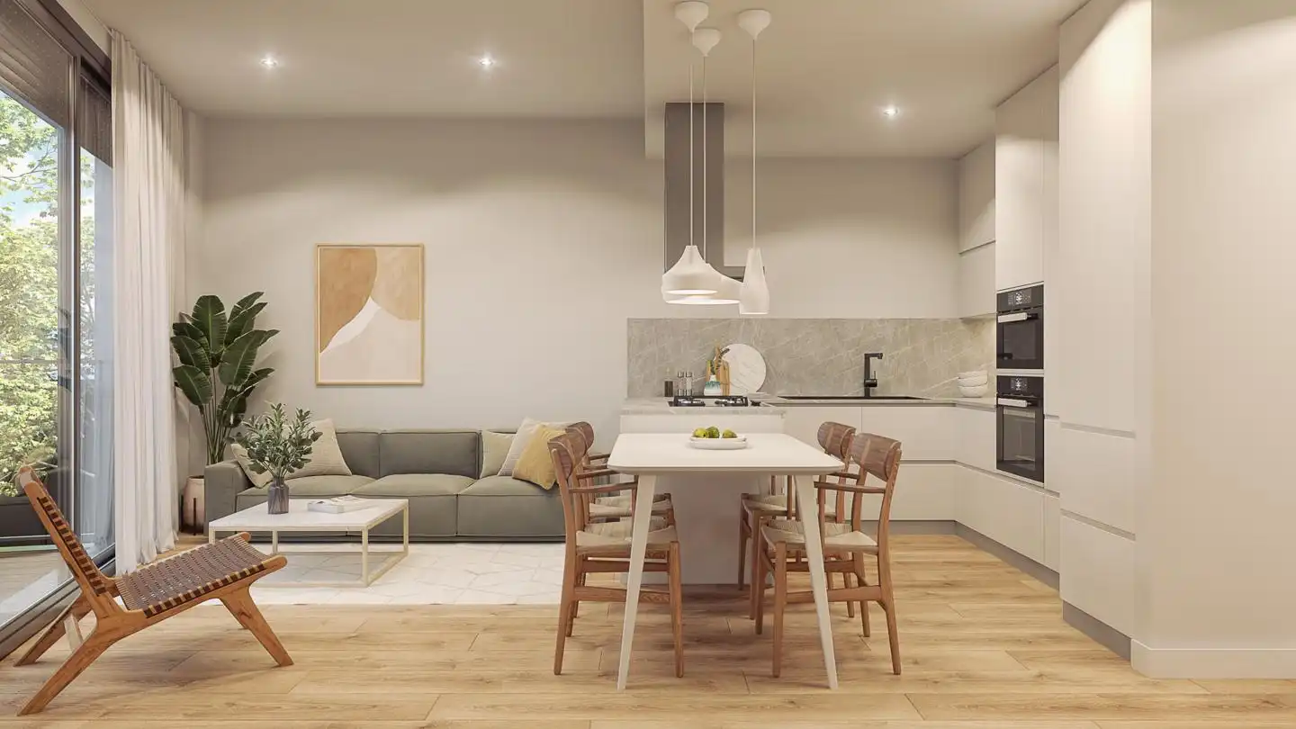 Sala de estar de Planta baja en venta en Montcada i Reixac con Aire acondicionado, Jardín privado y Parquet