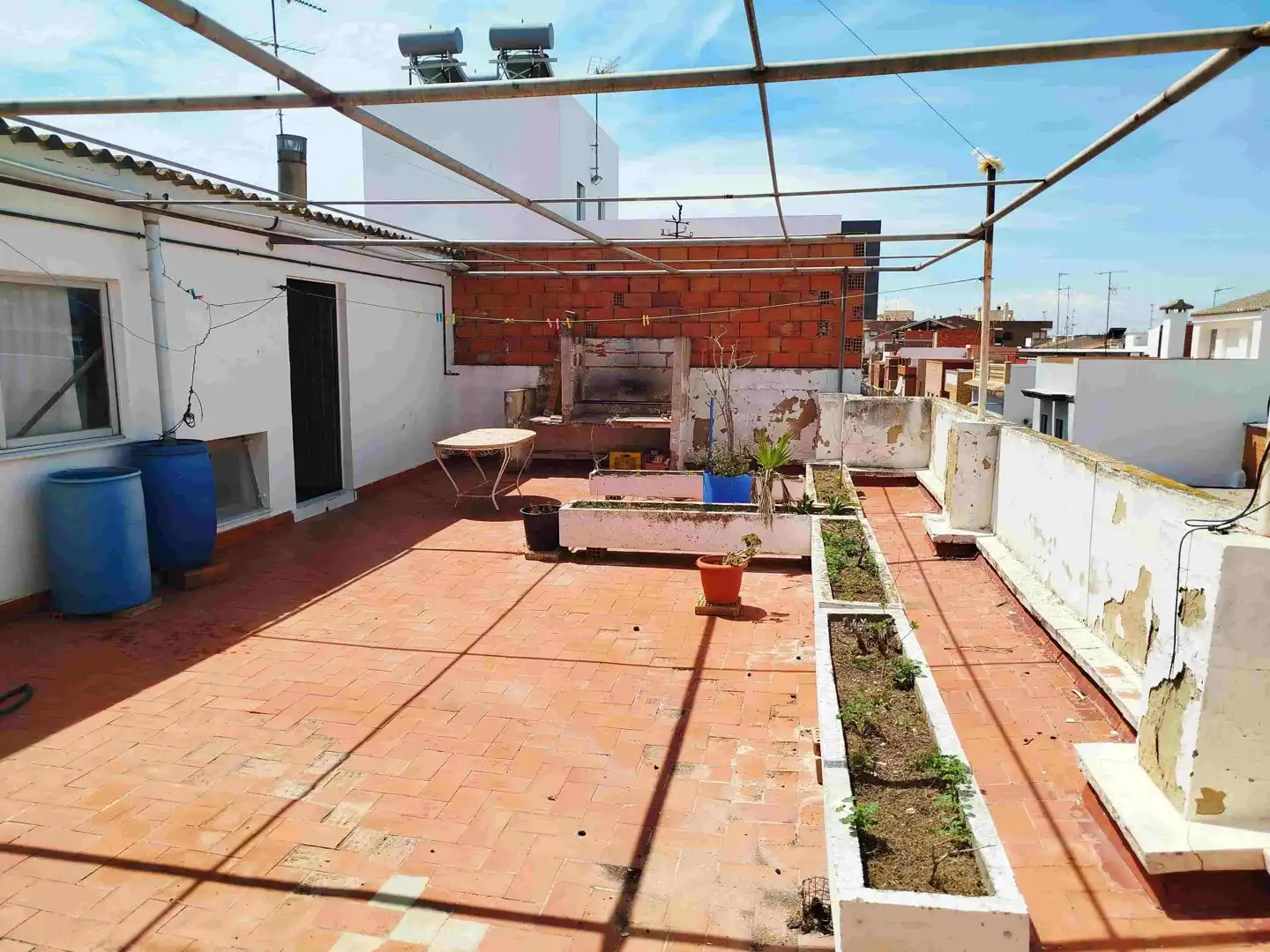 Terrasse von Einfamilien-Reihenhaus zum Verkauf in Puçol mit Terrasse
