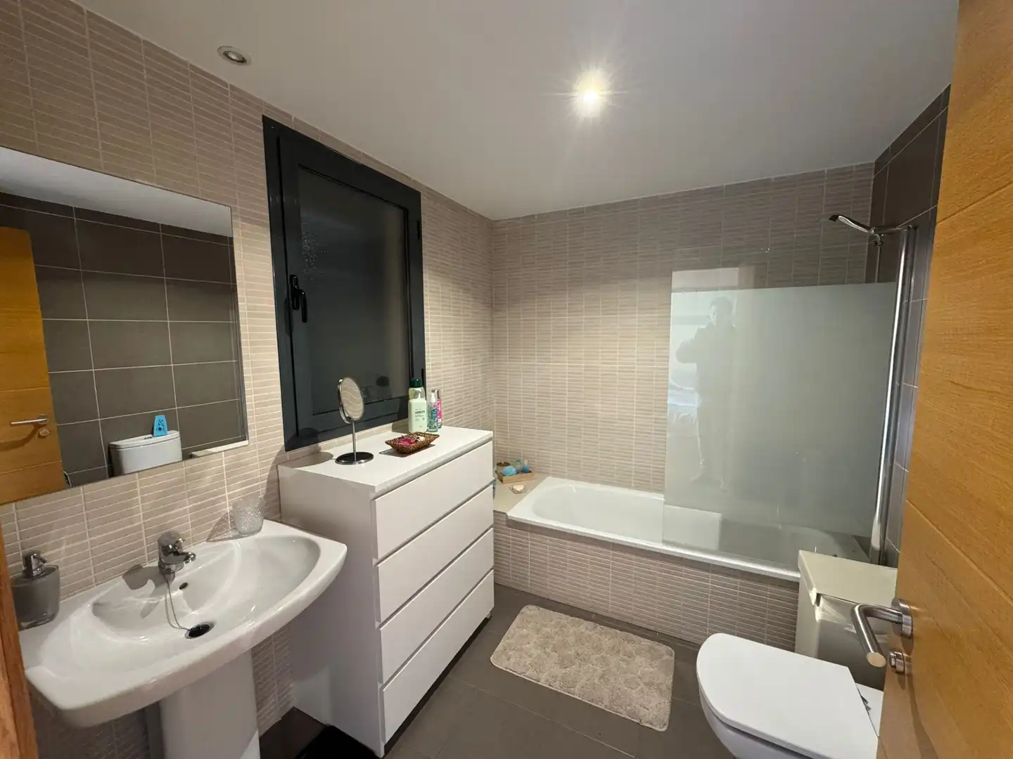 Baño de Casa adosada en venta en San Jorge / Sant Jordi con Aire acondicionado, Parquet y Terraza