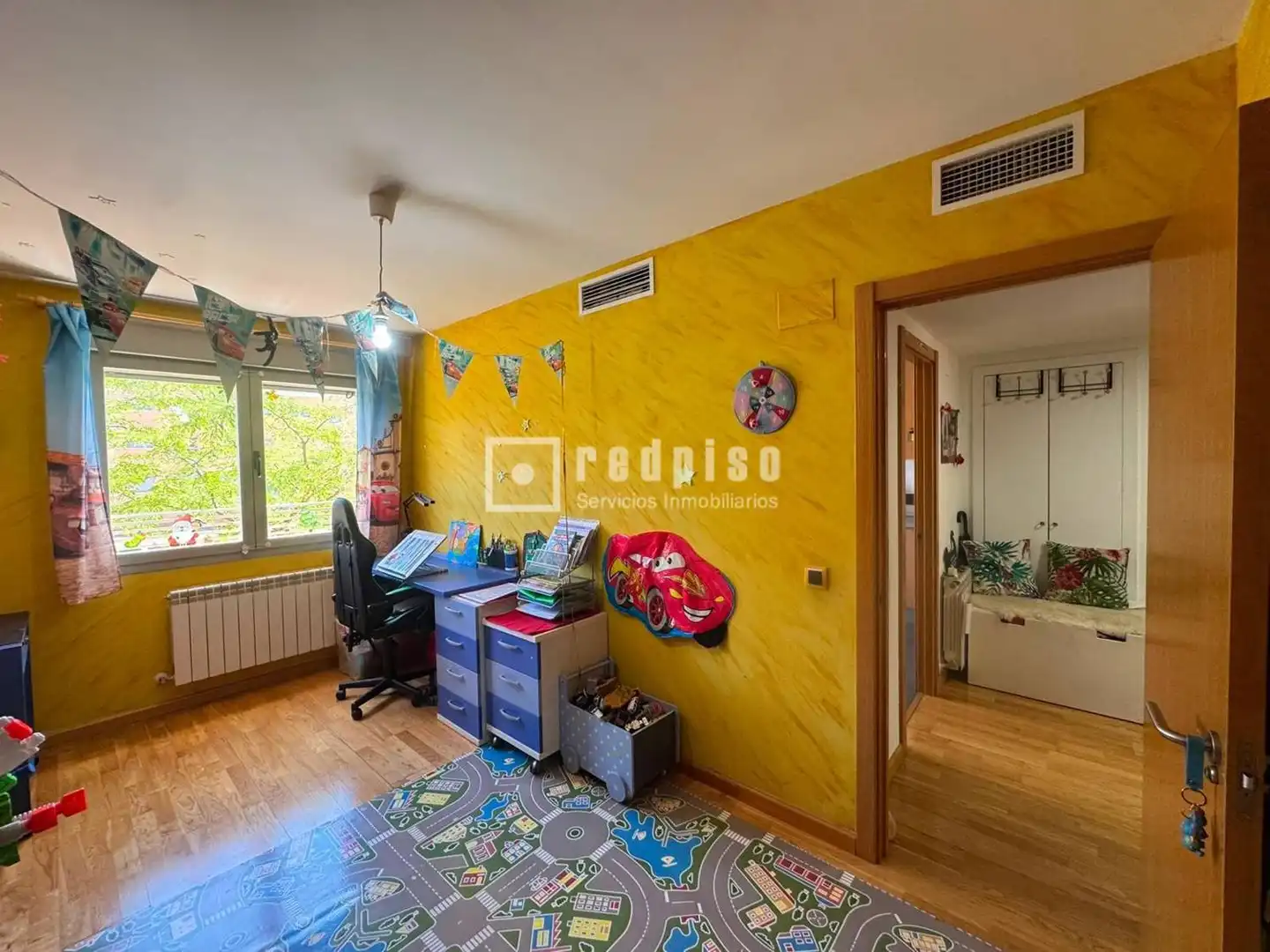Schlafzimmer von Wohnung zum Verkauf in Arroyomolinos (Madrid) mit Klimaanlage, Heizung und Privatgarten