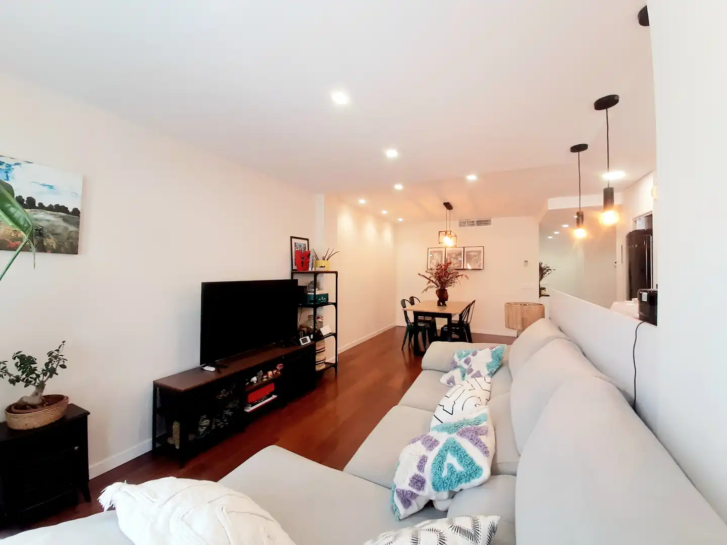 Living room of Flat for sale in Archena  with Air Conditioner, Heating and Parquet flooring