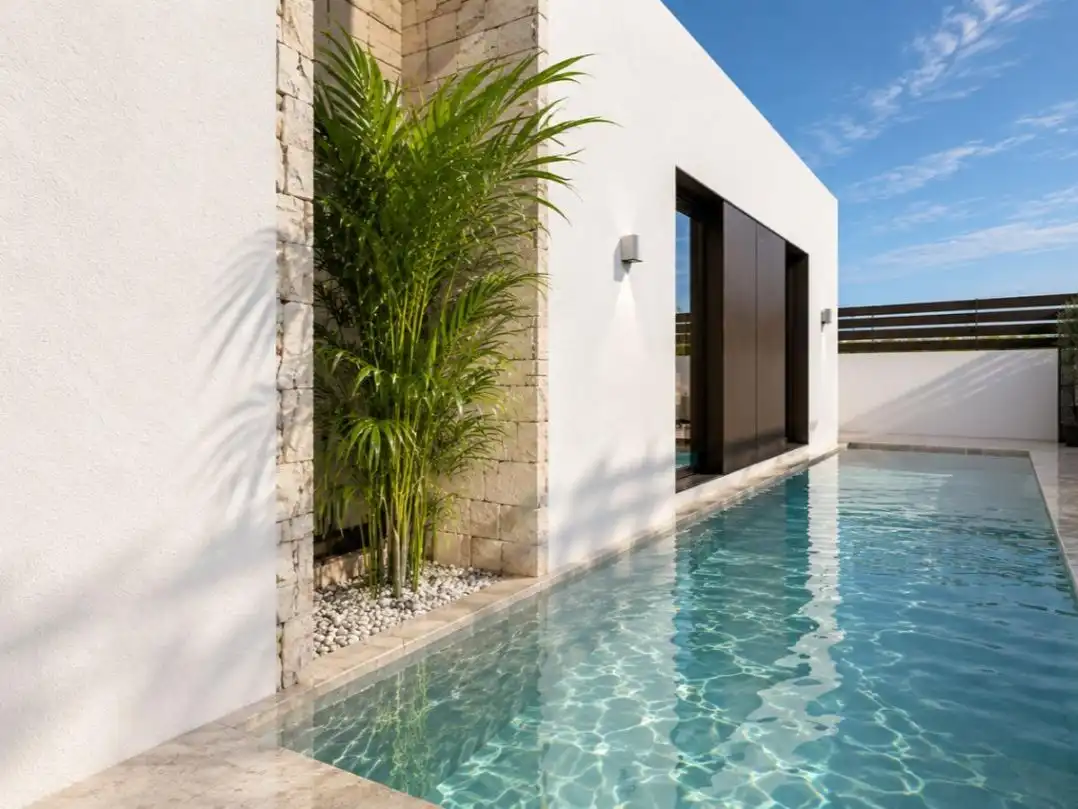 Swimming pool of Houses for sale in Benijófar, Alicante