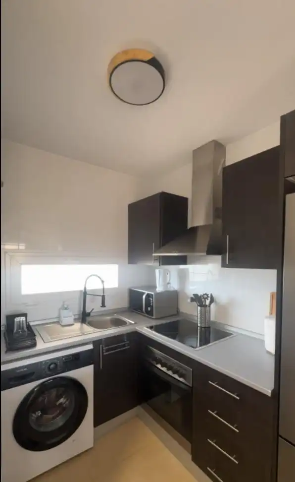 Cocina de Apartamento en venta en Torre-Pacheco con Aire acondicionado, Terraza y Amueblado
