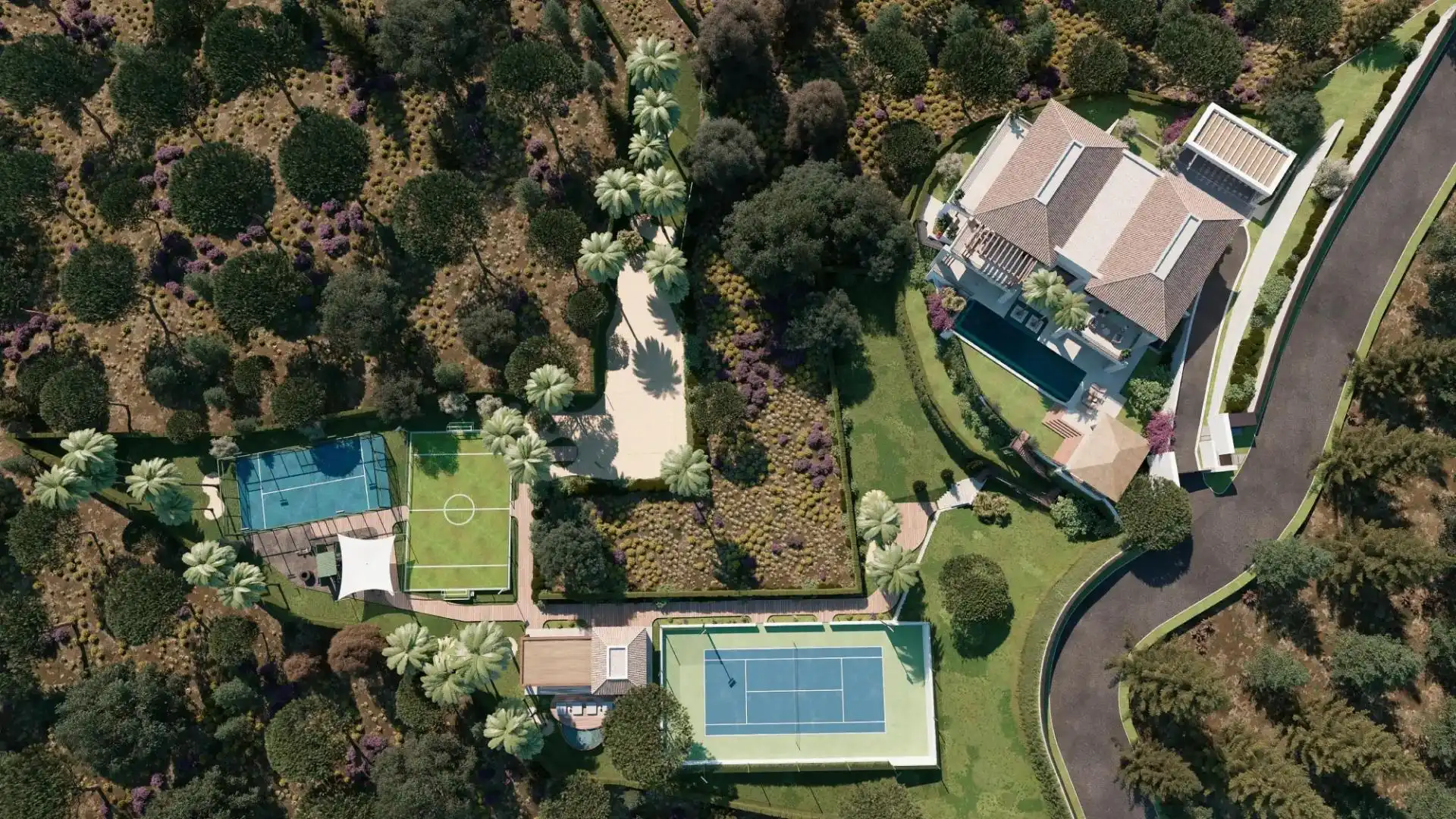 Jardín de Casa o chalet en venta en Benahavís