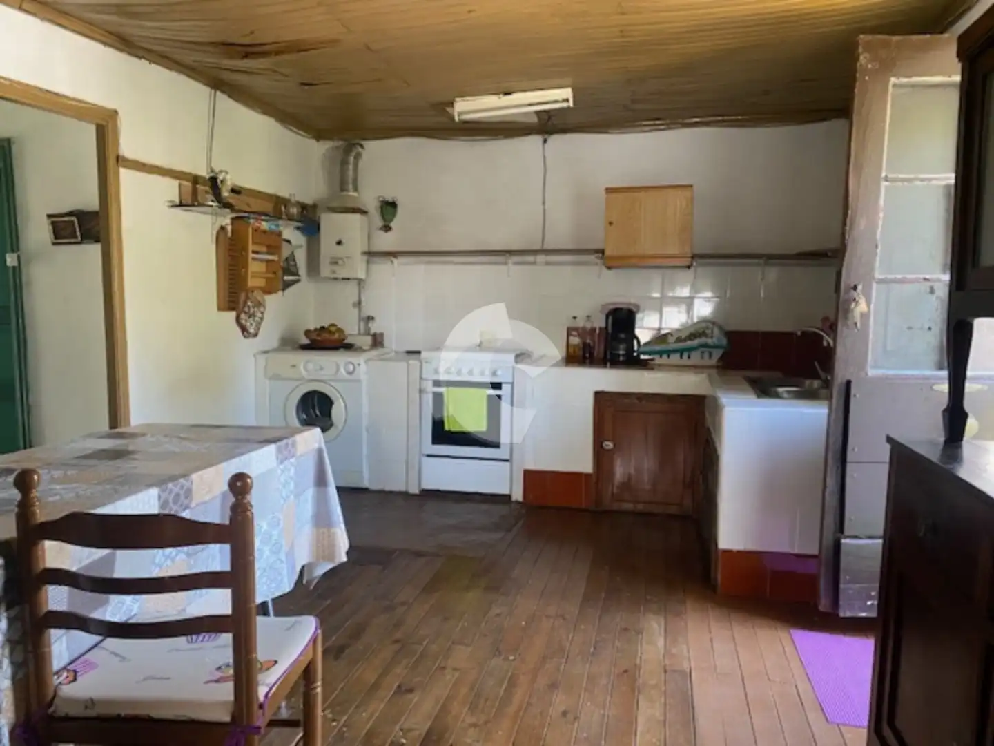 Cocina de Casa o chalet en venta en Entrimo con Jardín privado