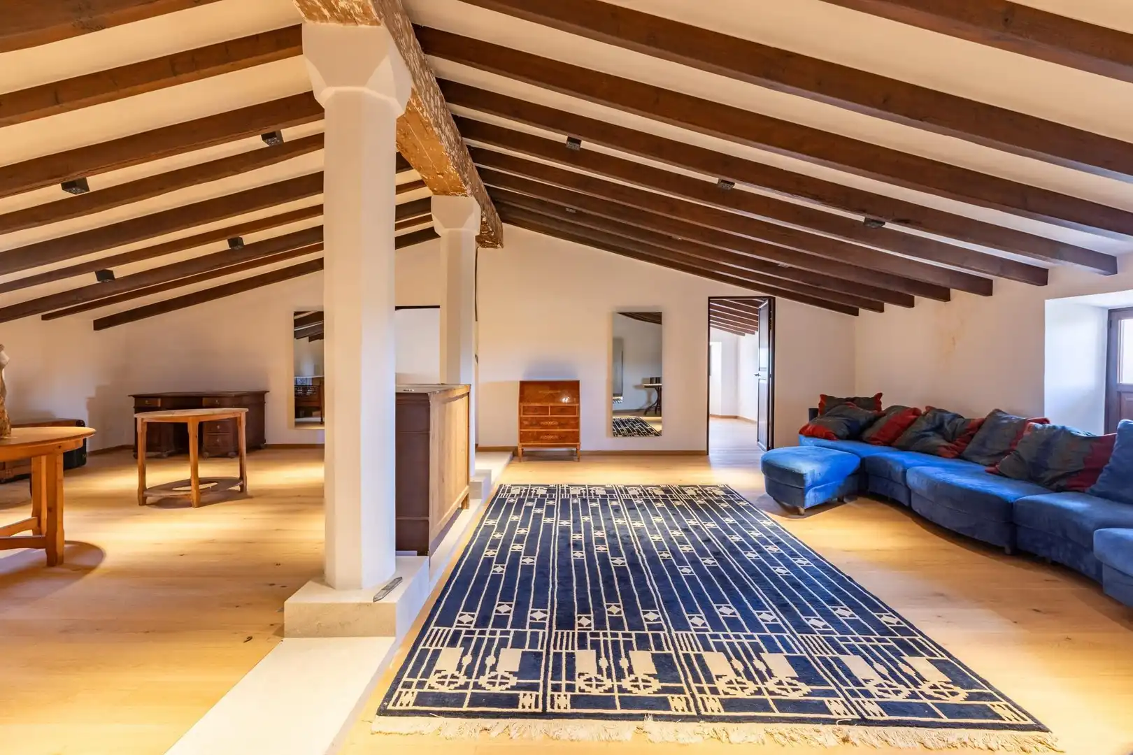 Sala d'estar de Finca rústica en venda en  Palma de Mallorca amb Aire condicionat, Calefacció i Jardí privat