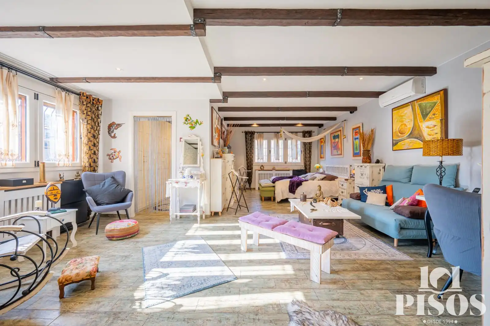 Sala de estar de Casa o chalet en venta en Rubí con Aire acondicionado, Calefacción y Trastero