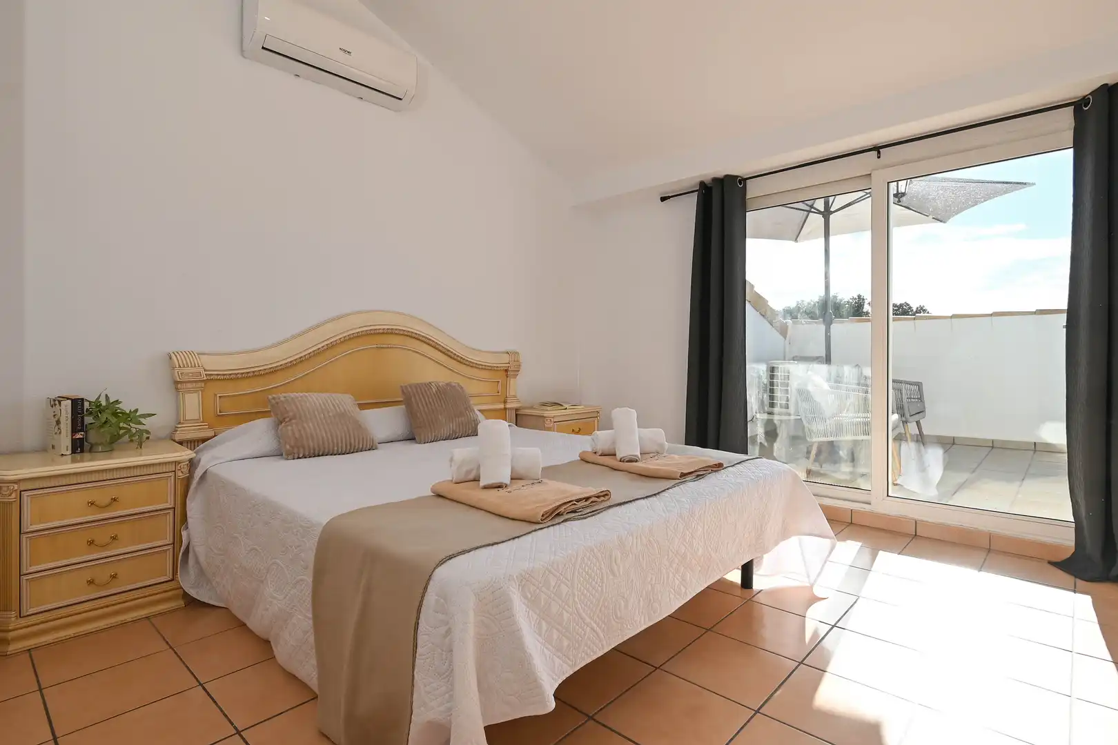 Bedroom of Duplexes for sale in Els Poblets  with Air Conditioner, Terrace and Storage room