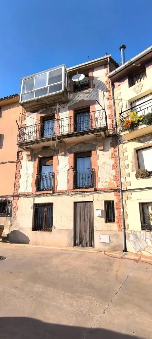 Vista exterior de Casa o chalet en venta en Ausejo con Calefacción, Terraza y Trastero