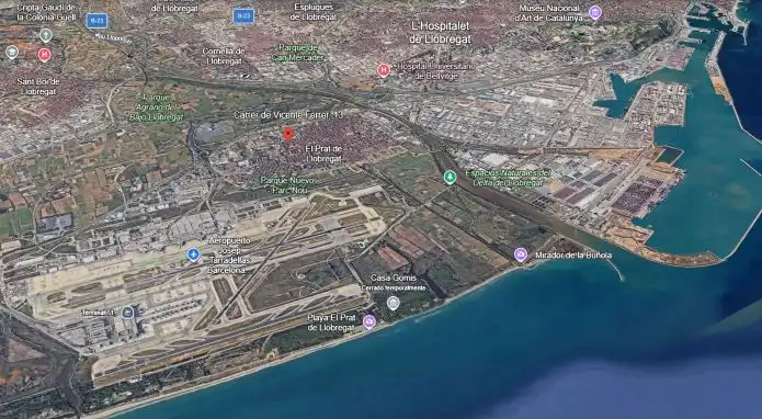 Vista exterior de Piso en venta en El Prat de Llobregat con Amueblado