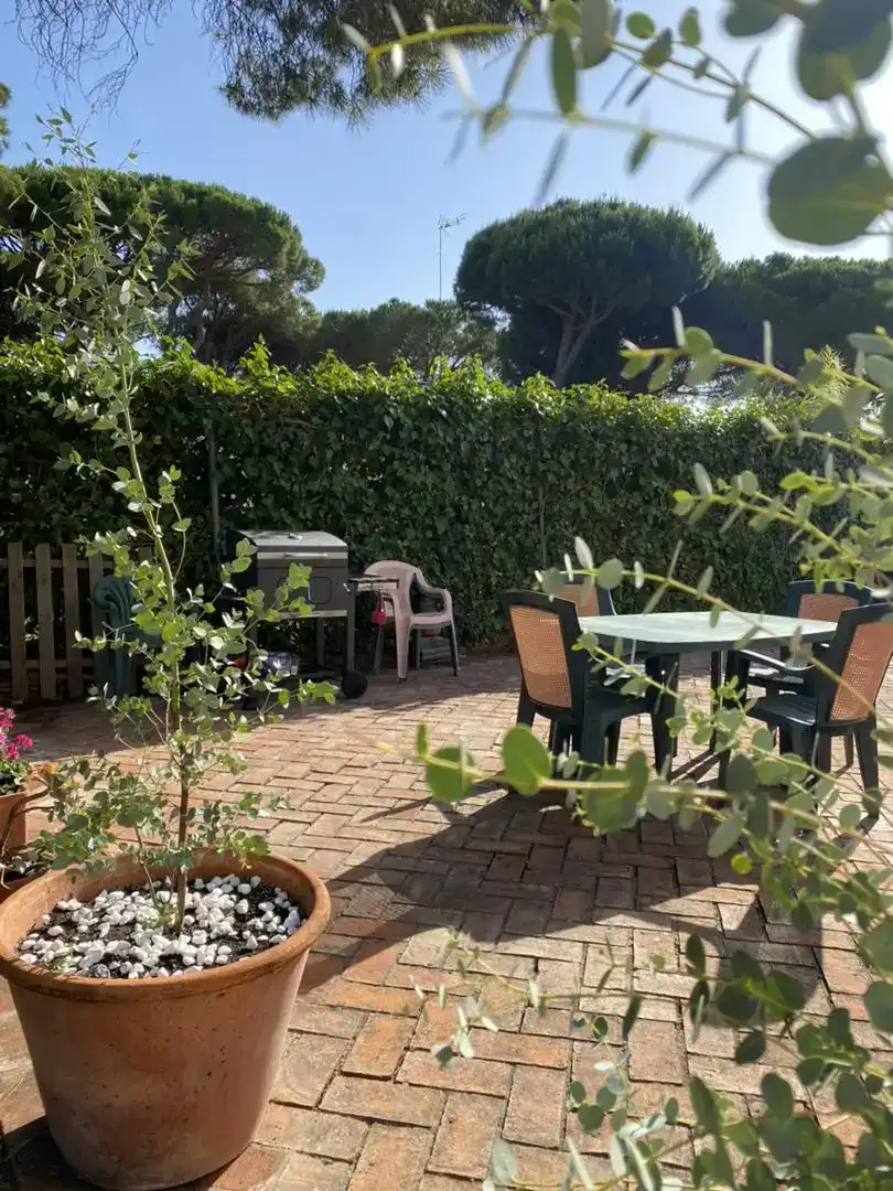 Terrasse von Wohnung zur Miete in Conil de la Frontera mit Privatgarten, Schwimmbad und Möbliert