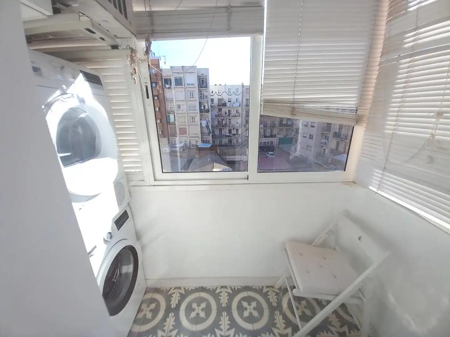 Terrasse von Wohnung zur Miete in Barcelona mit Klimaanlage, Heizung und Parkett