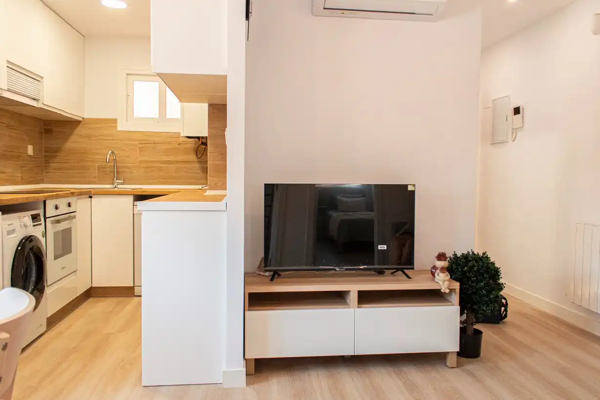 Sala de estar de Piso en venta en Madrid con Aire acondicionado, Calefacción y Amueblado