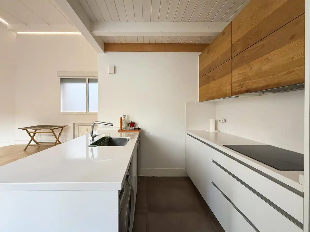 Küche von Maisonette zur Miete in Madrid mit Klimaanlage, Heizung und Terrasse