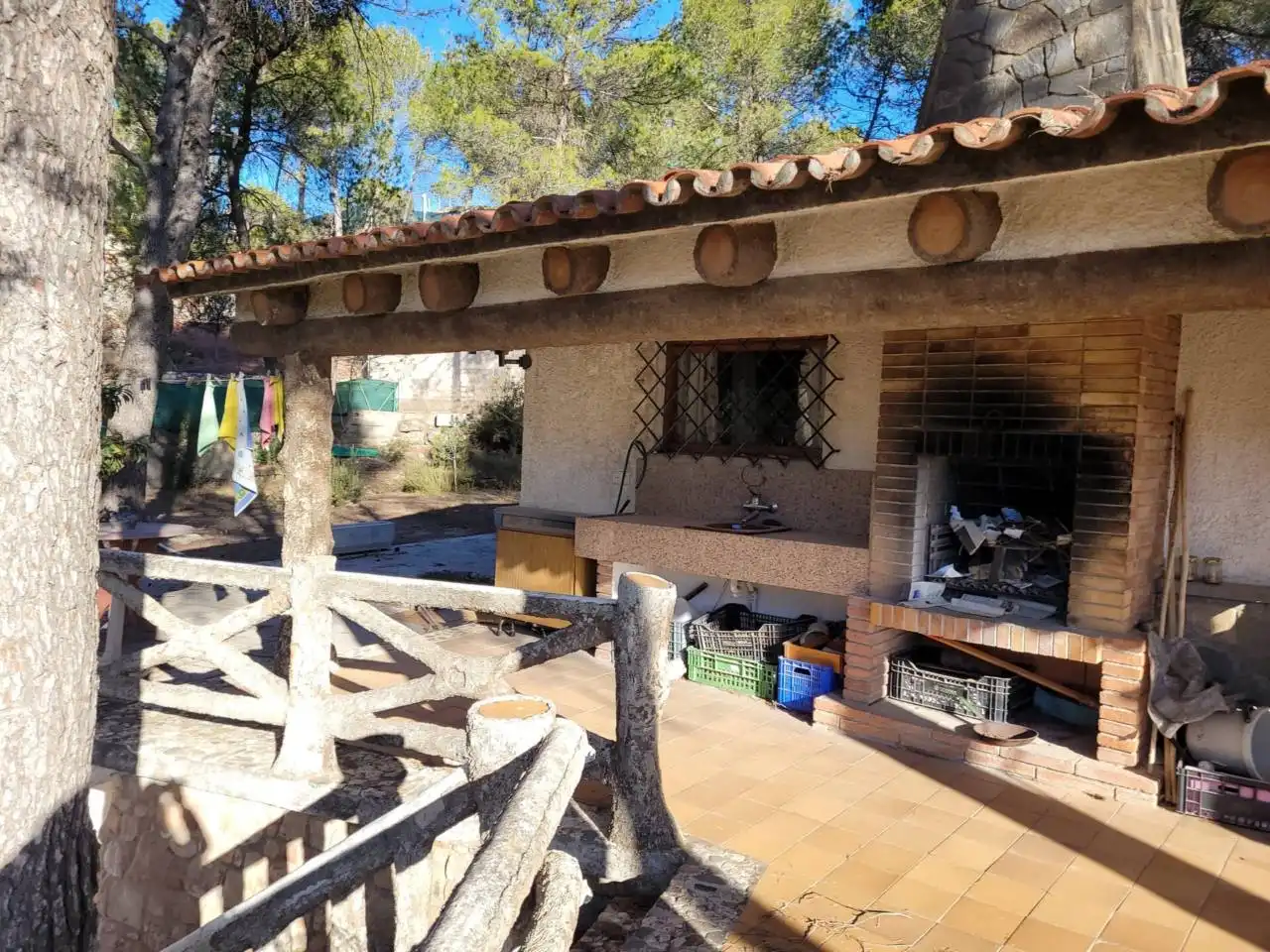 Jardí de Casa o xalet en venda en Vacarisses amb Aire condicionat, Jardí privat i Piscina