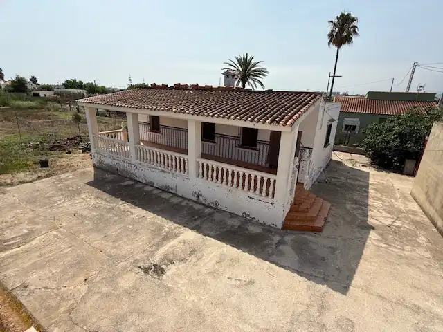 Vista exterior de Finca rústica en venta en Cullera con Aire acondicionado, Jardín privado y Terraza