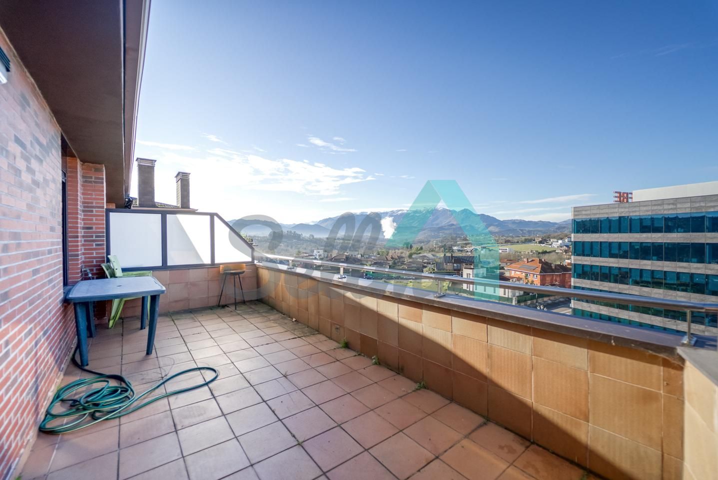 Terrace of Flat to rent in Oviedo   with Heating, Parquet flooring and Terrace
