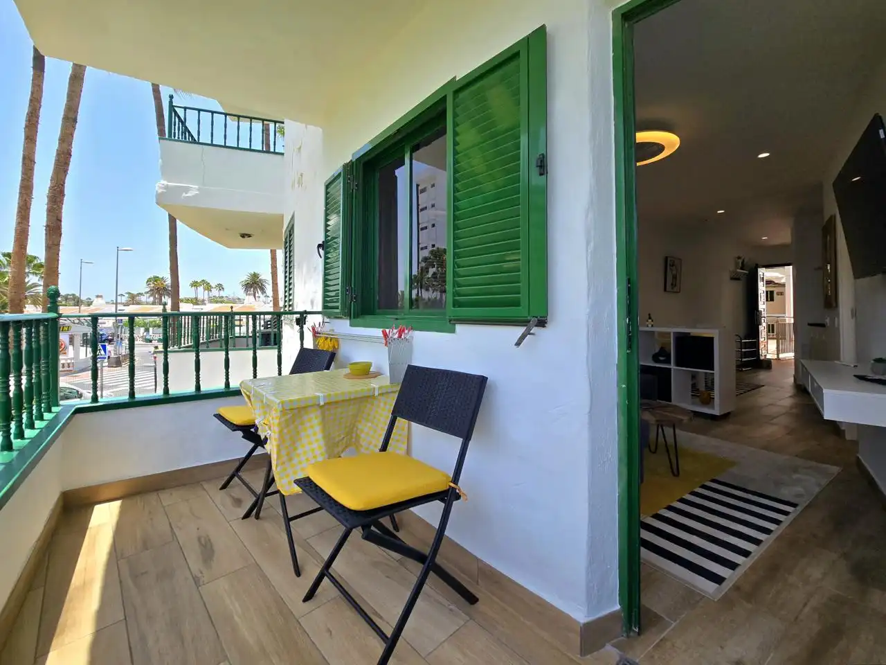 Terrasse von Wohnungen zur Miete in San Bartolomé de Tirajana mit Terrasse, Möbliert und Balkon