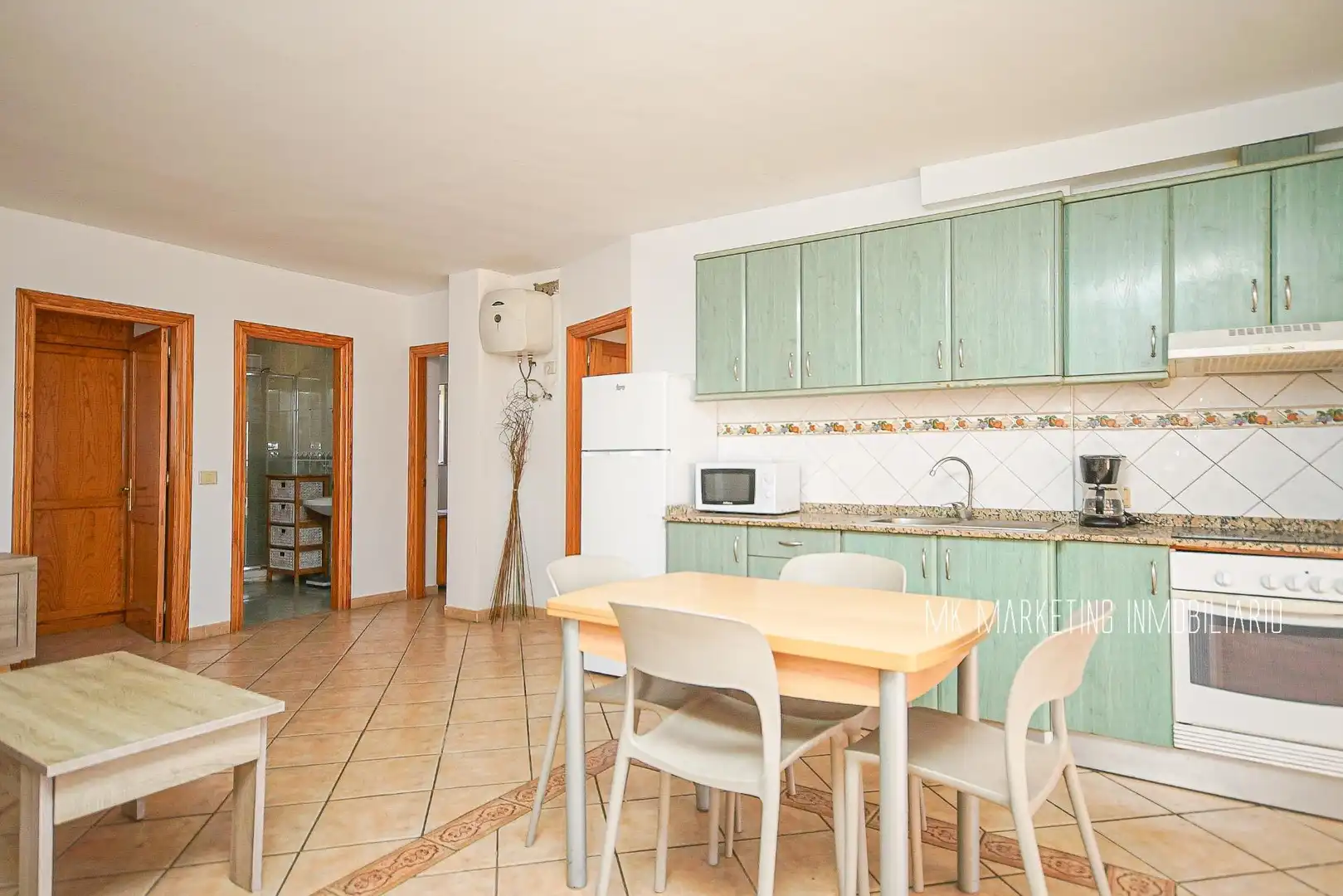 Küche von Dachboden zum Verkauf in Mogán mit Terrasse, Abstellraum und Möbliert