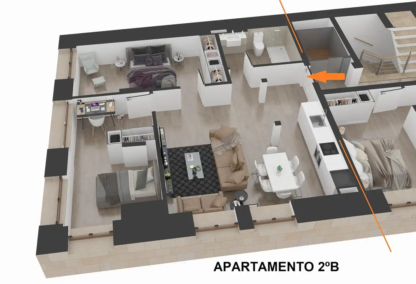 Appartement avec terrasse à vendre à Kale Zaharra Kalea, imagen 4