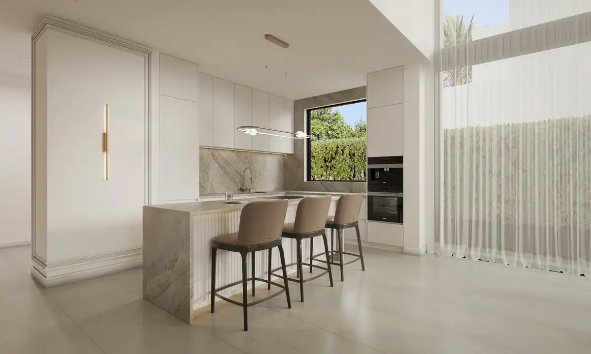 Cocina de Casa o chalet en venta en Marbella con Aire acondicionado, Jardín privado y Terraza
