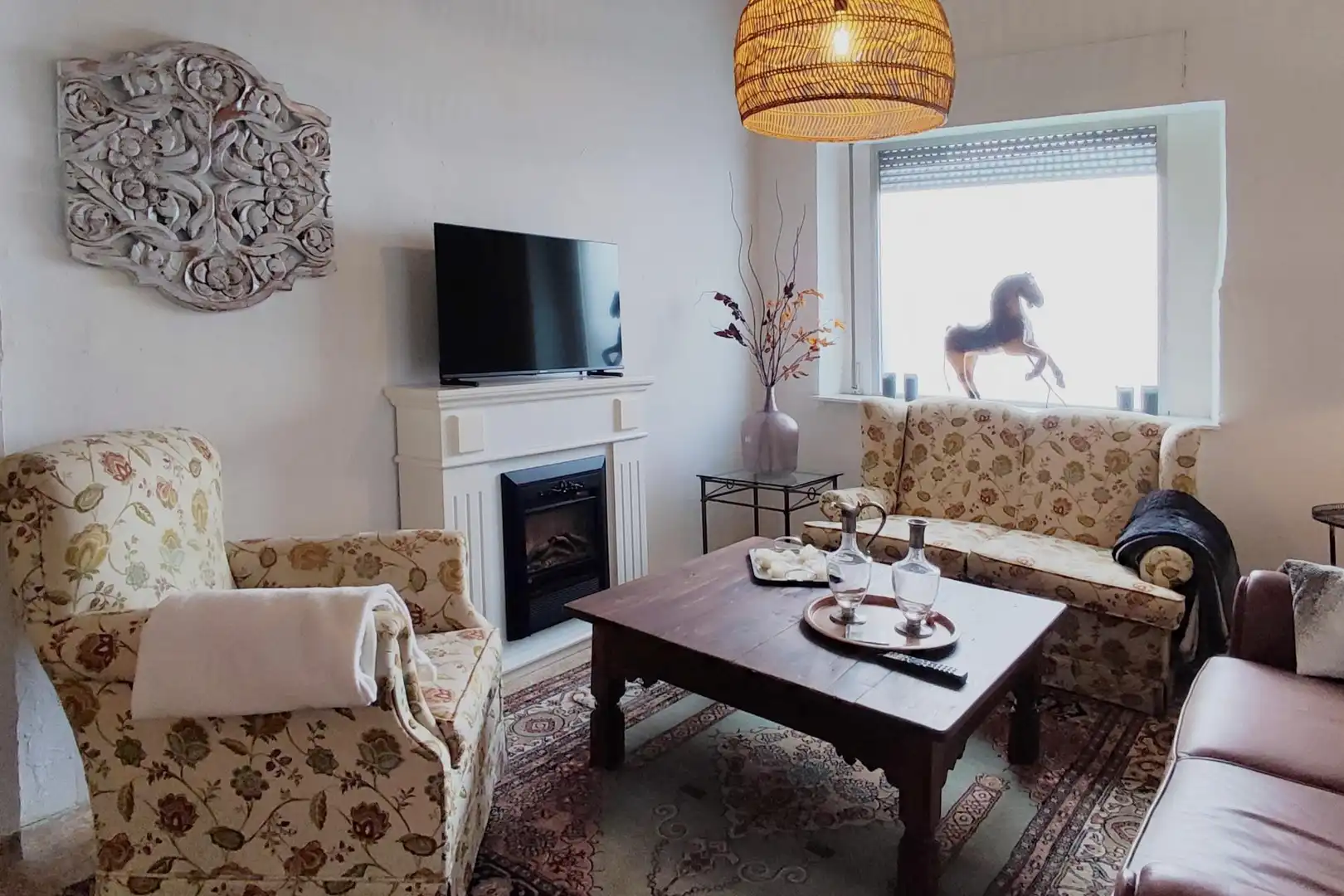 Sala de estar de Finca rústica en venta en Bolbaite con Terraza y Amueblado