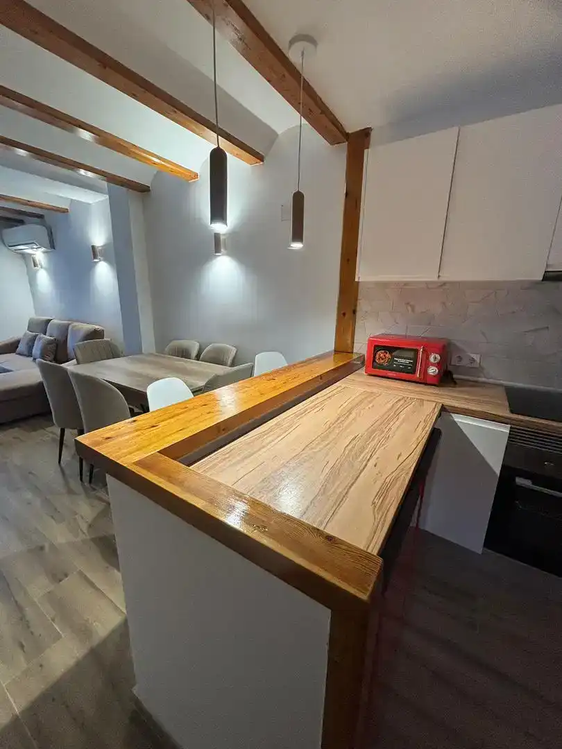 Küche von Wohnung zur Miete in Dénia mit Klimaanlage, Schwimmbad und Möbliert