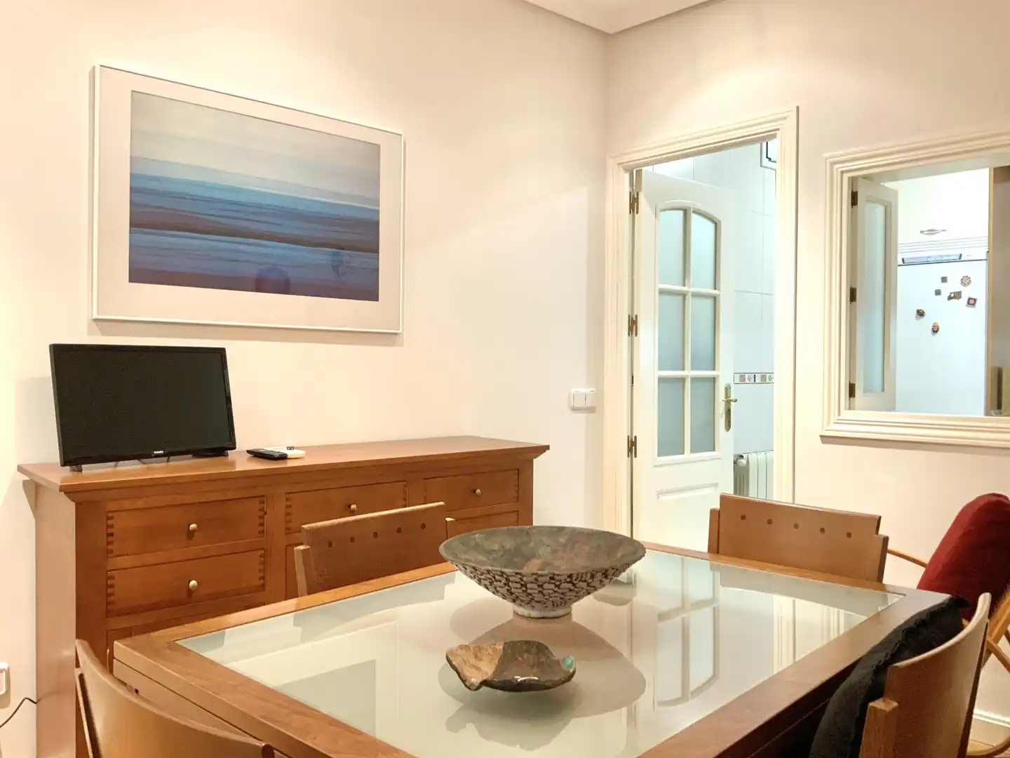 Dining room of Flat for rent in Madrid  with Air Conditioner, Heating and Furnished