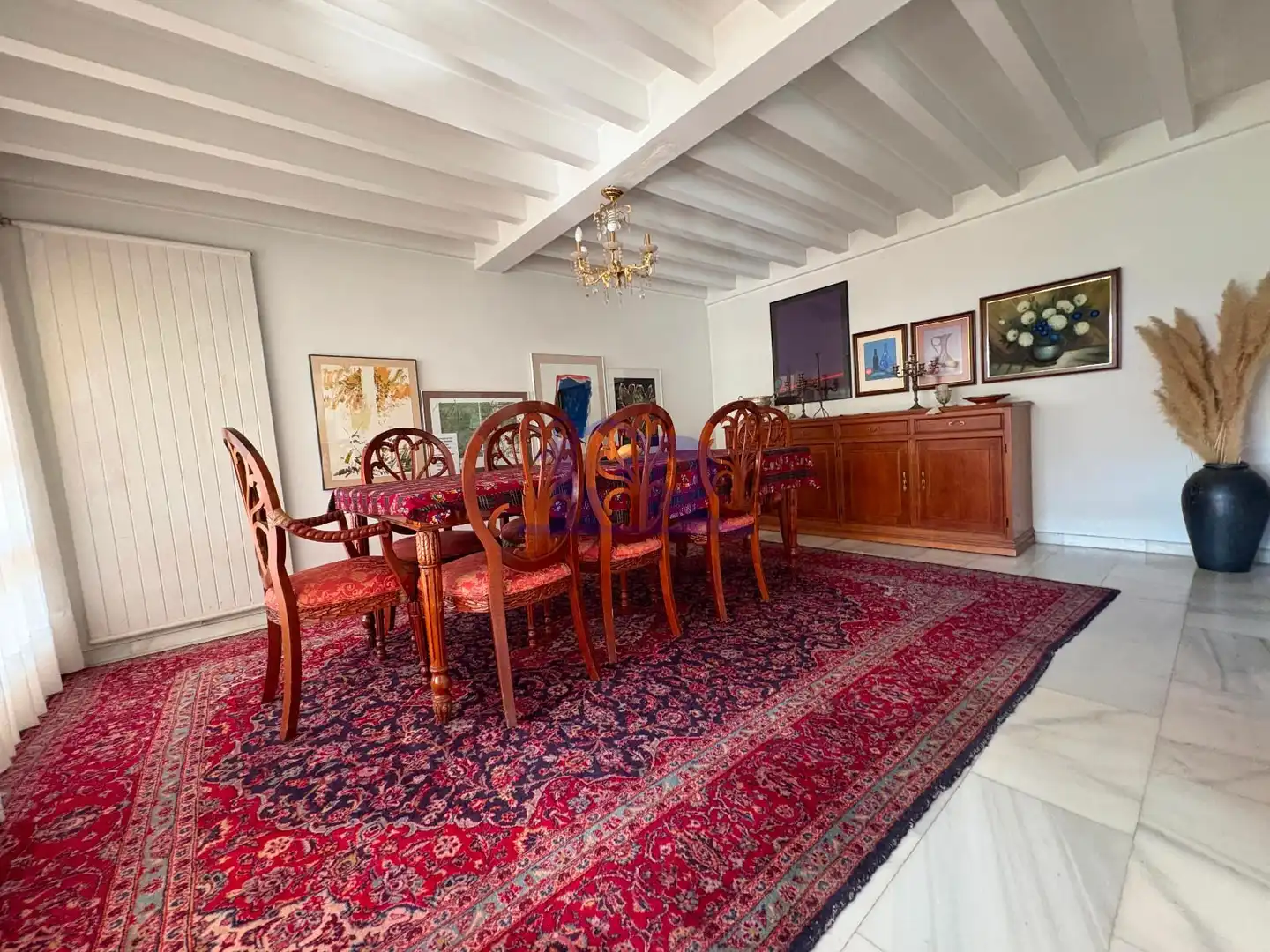 Dining room of Houses for sale in Cuenca  with Heating, Terrace and Storage room