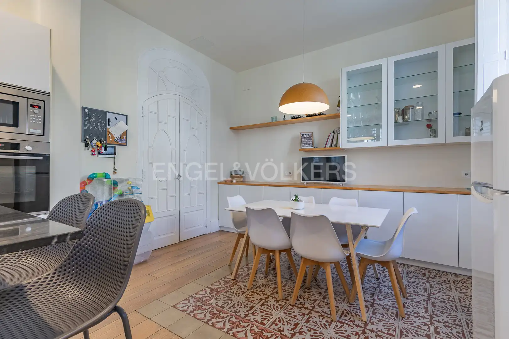Dining room of Houses for rent in Sant Cugat del Vallès  with Air Conditioner, Heating and Private garden