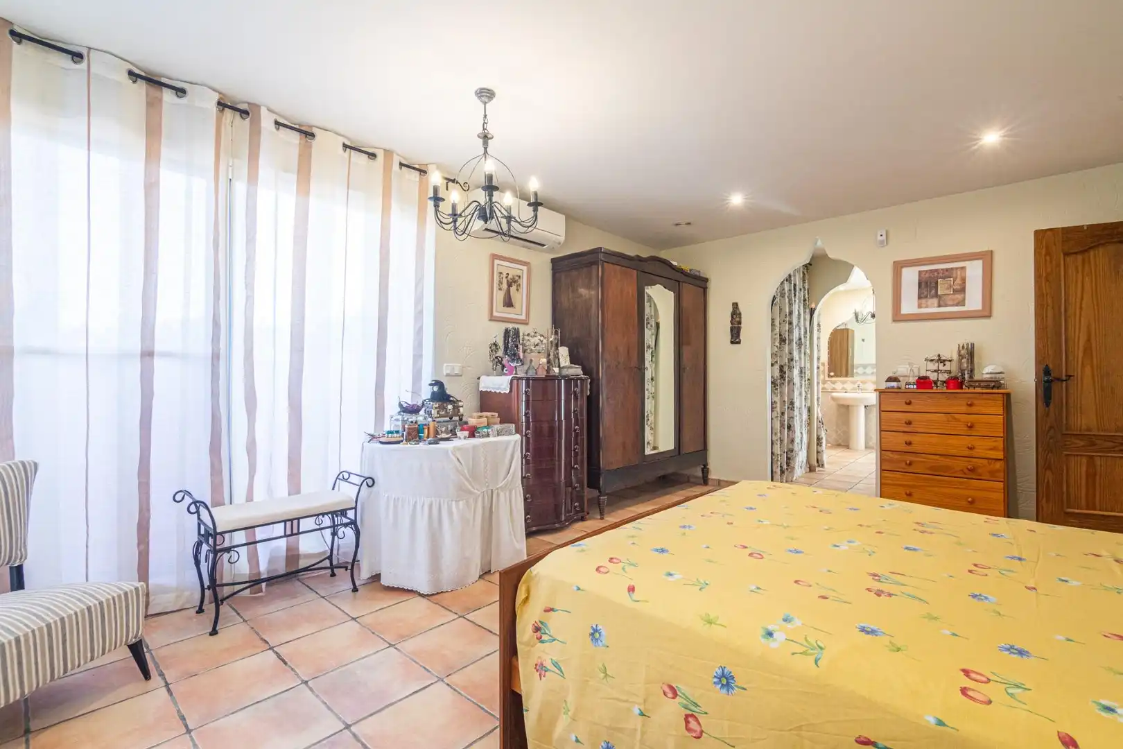 Bedroom of Houses for sale in Elche / Elx  with Air Conditioner, Heating and Private garden