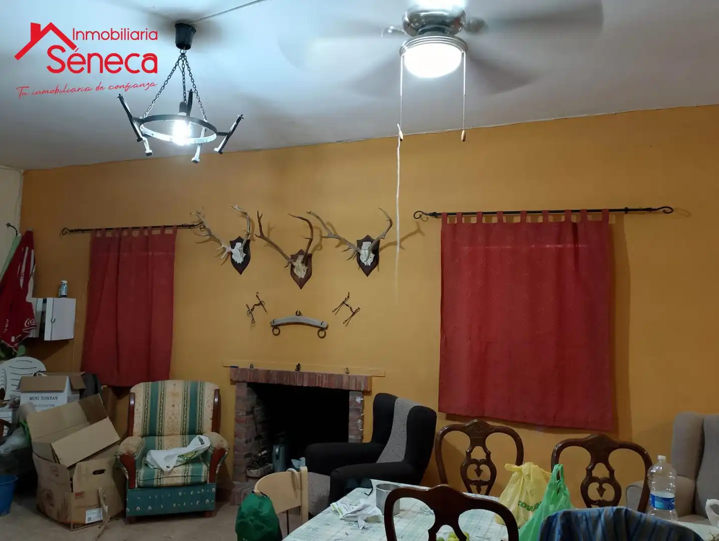 Living room of Houses for sale in Montoro  with Air Conditioner and Furnished