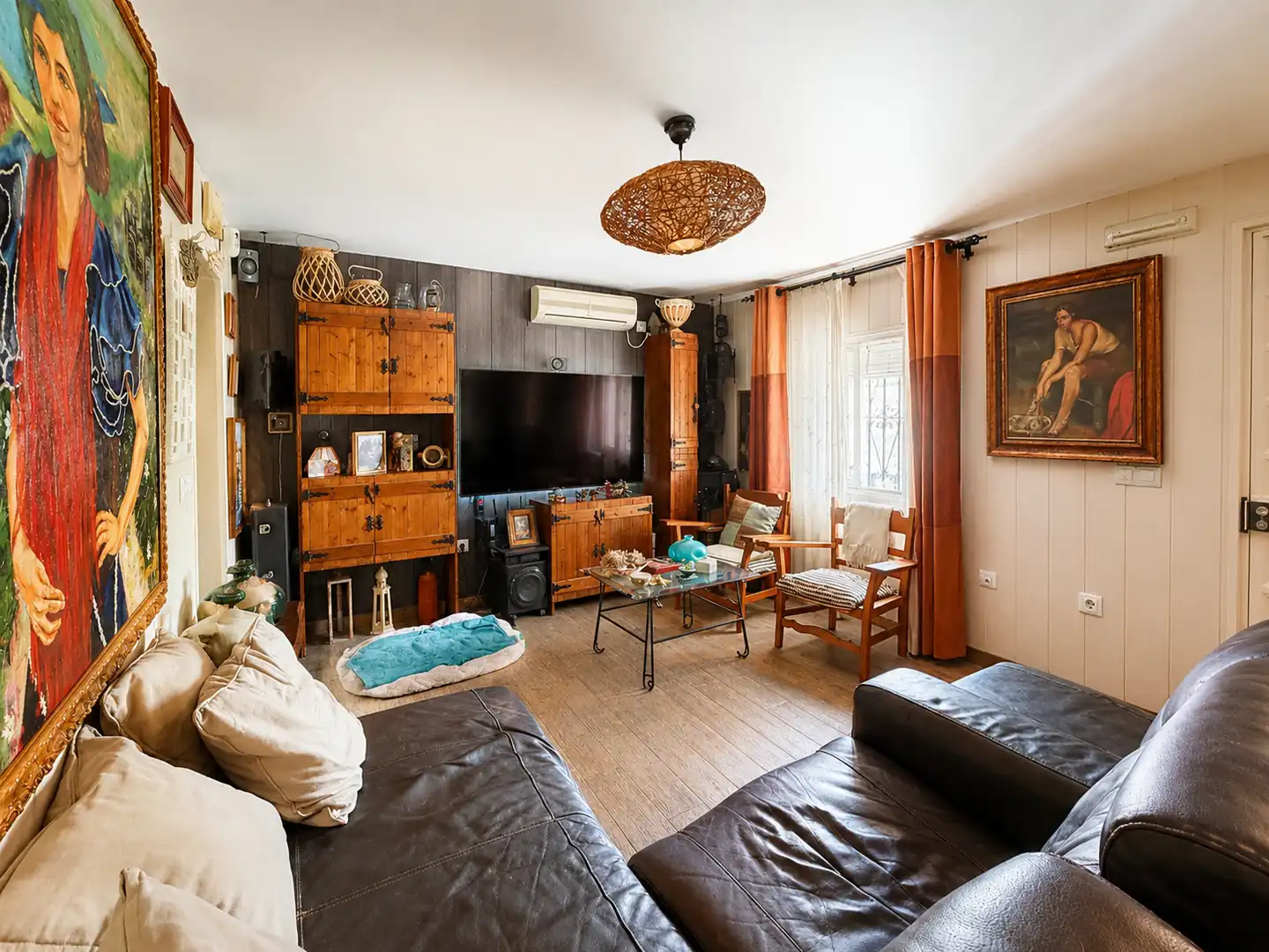 Living room of Houses for sale in Málaga  with Air Conditioner, Heating and Terrace