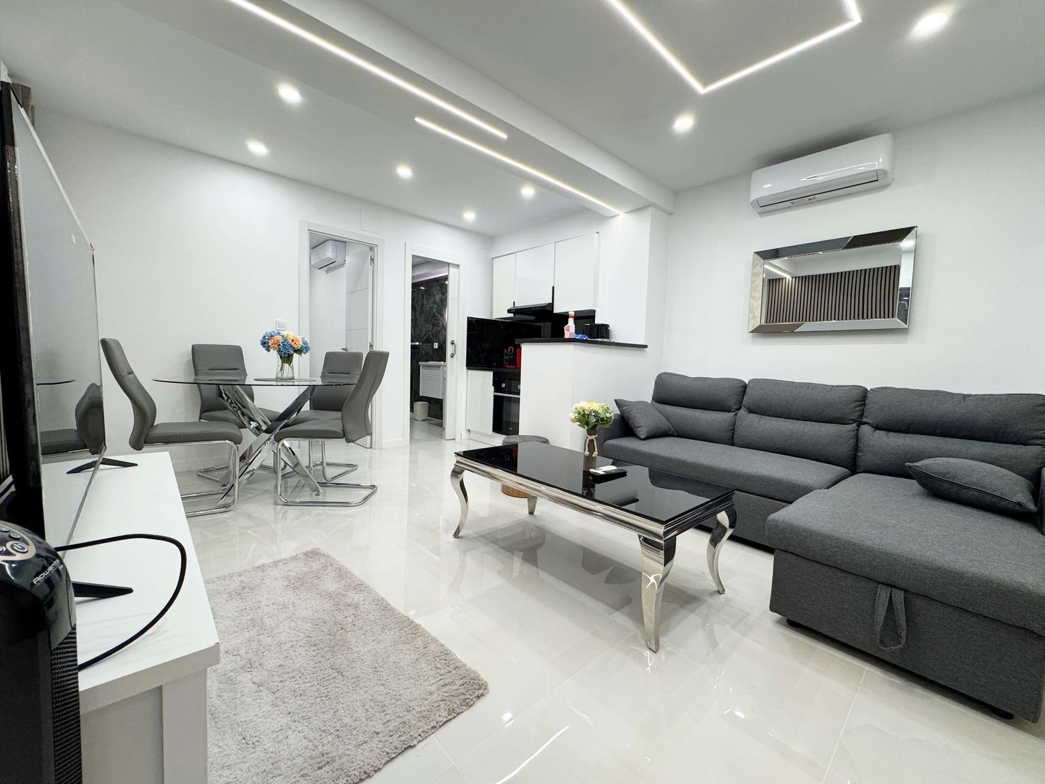 Living room of Flat for sale in Alicante / Alacant  with Private garden and Terrace